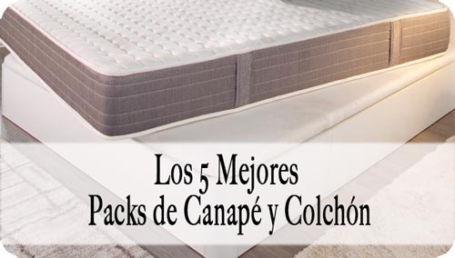 Los 5 Mejores packs de canapé y colchón en 2026