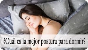 mejor postura para dormir