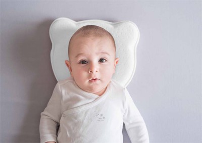 Almohada para Prevenir Plagiocefalia Cabeza Plana del Bebé, Ideal 0 a 12  Meses