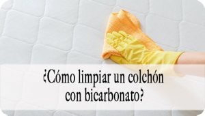 limpiar colchon con bicarbonato
