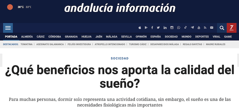 sleepylab en andaluciainformacion